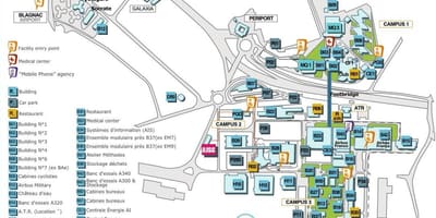 Bản đồ của dự án Toulouse 