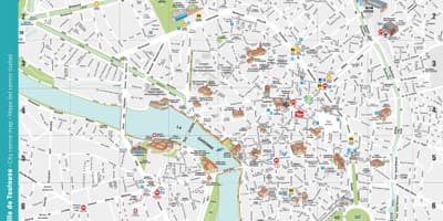 Bản đồ của Toulouse