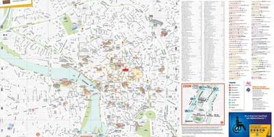 Toulouse đài tưởng niệm bản đồ