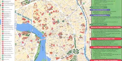 Toulouse hấp dẫn, bản đồ